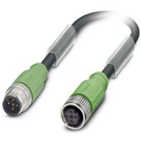 Phoenix Contact 1500897 Sensor/actuator connector, geassembleerd M12 Aantal polen (sensoren): 5 Stekker, recht, Bus, recht 0.60 m 1 stuk(s)
