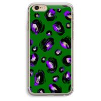 Green Cheetah: iPhone 6 Plus / 6S Plus Transparant Hoesje
