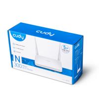 Cudy WR300 draadloze router Fast Ethernet Single-band (2.4 GHz) Wit - thumbnail