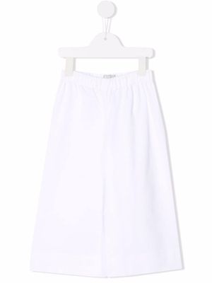 Il Gufo pantalon ample à taille élastiquée - Blanc