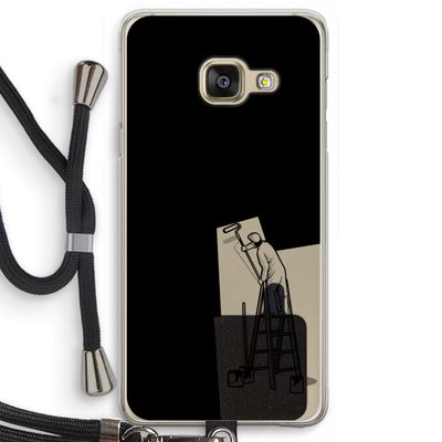 Musketon Painter: Samsung Galaxy A3 (2016) Transparant Hoesje met koord