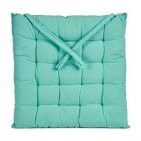 Stoelkussen Decorama - binnen/buiten - mintgroen - 40 x 40 x 5 cm - polyester