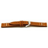 Horlogeband Universeel H367 Leder Cognac 22mm - thumbnail