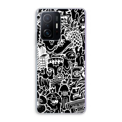 Vexx Black Mixtape: Xiaomi 11T Pro Transparant Hoesje