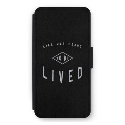 To be lived: iPhone 12 Pro Max Flip Hoesje
