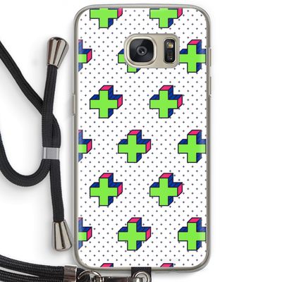8-bit N°10: Samsung Galaxy S7 Transparant Hoesje met koord