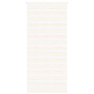 VidaXL Zebra rolgordijn 115x200 cm stofbreedte 110,9 cm marmerbeige