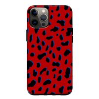 Red Leopard: iPhone 12 Tough Case