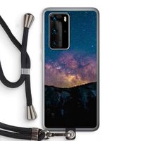 Travel to space: Huawei P40 Pro Transparant Hoesje met koord