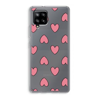 Ondersteboven verliefd: Samsung Galaxy A42 5G Transparant Hoesje