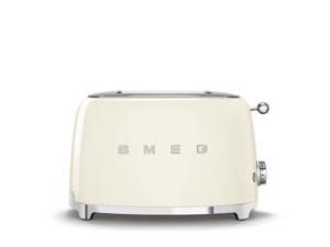 Smeg TSF01CREU 50's style broodrooster 2X2 geschikt voor twee sneetjes brood, Creme