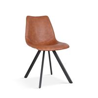 Stoel Collin Cognac - Set van 2 Stoel Collin Cognac - Set van 2