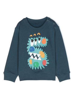 Stella McCartney Kids sweat à imprimé graphique - Bleu