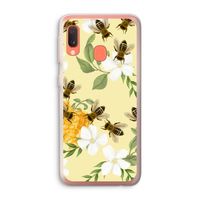 No flowers without bees: Samsung Galaxy A20e Transparant Hoesje