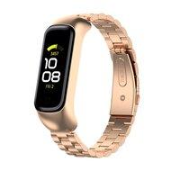 Stalen schakelband - Rosé goud - Samsung Galaxy Fit 2