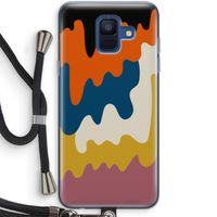 Baar A: Samsung Galaxy A6 (2018) Transparant Hoesje met koord