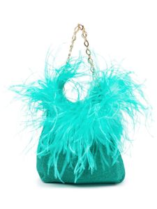 Oséree mini sac porté épaule HS23 Lumière Plumage - Vert