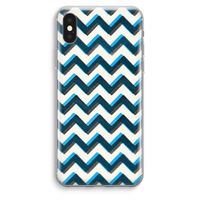 Onderbroken lijn: iPhone XS Max Transparant Hoesje