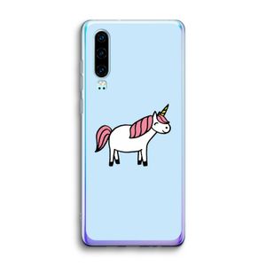 Eenhoorn: Huawei P30 Transparant Hoesje