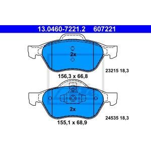 Ate Remblokset 13.0460-7221.2