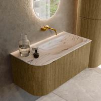 Badmeubel Mondiaz Kurve-Dlux | 95 cm | Meubelkleur Dusk | Wastafelkleur Nata | Solid surface | Wasbak rechter zijde spoelbak | Zonder kraangat(en) Badmeubel Mondiaz Kurve-Dlux | 95 cm | Meubelkleur Dusk | Wastafelkleur Nata | Solid surface | Wasbak rechter zijde spoelbak | Zonder kraangat(en)