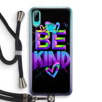 Be Kind: Huawei P Smart (2019) Transparant Hoesje met koord