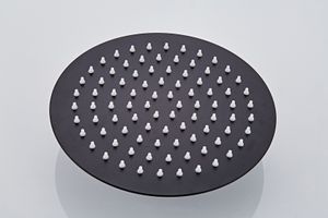 Hoofddouche SaniClear Nero | 20 cm | Rond | Zwart mat