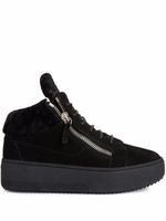 Giuseppe Zanotti baskets Kriss à doublure lainée - Noir - thumbnail