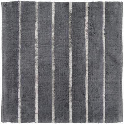 Cawö CAWÖ Home Keerbare Badmat Balance Gestreept 1008 73 anthrazit 60x60