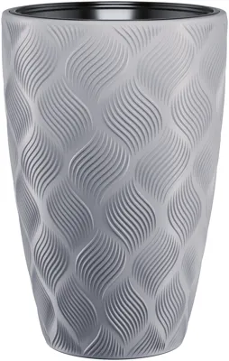 Vita bloempot Flow Slim 30 grijs Vita bloempot Flow Slim 30 grijs