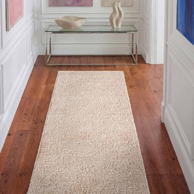 Vloerkleed Portobello Rechthoekig - Crème Beige 300x80cm - Polyester - Dekbed-Discounter.nl