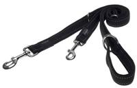 Rogz For Dogs lumberjack multipurpose lijn zwart