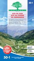 Wandelkaart 50-1 Alta Val Susa - Alta Val Chisone - Val Germanasca | Fraternali Editore Wandelkaart 50-1 Alta Val Susa - Alta Val Chisone - Val Germanasca | Fraternali Editore