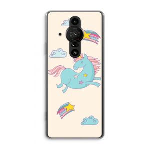 Vliegende eenhoorn: Sony Xperia Pro-I Transparant Hoesje