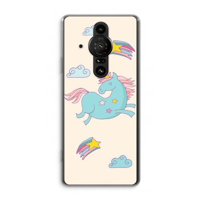 Vliegende eenhoorn: Sony Xperia Pro-I Transparant Hoesje