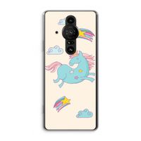 Vliegende eenhoorn: Sony Xperia Pro-I Transparant Hoesje