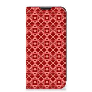 Samsung Galaxy Xcover 6 Pro Hoesje met Magneet Batik Rood