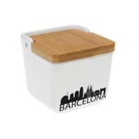 Peper- en Zoutvat Versa Barcelona Keramisch 8,8 x 8,5 x 8,8 cm