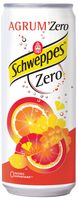 Schweppes Agrum Zero frisdrank, blik van 33 cl, pak van 24 stuks