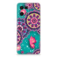 OPPO Reno7 4G | Hoesje maken | Cirkels en Vlinders