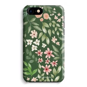 Botanical green sweet flower heaven: Volledig Geprint iPhone 7 Hoesje