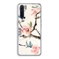 Japanse bloemen: Oppo A91 Transparant Hoesje