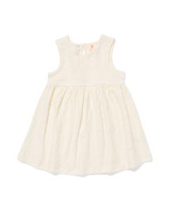 HEMA Babyjurk Broderie Gebroken Wit (gebroken wit)