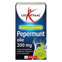 Lucovitaal Pepermunt Olie 200mg 30Capsules