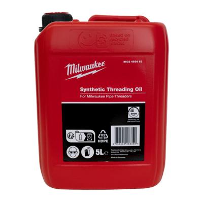 Milwaukee Synthetische schroefdraad olie 5 Liter - 4932493463