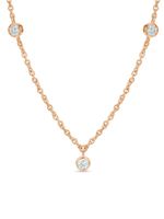 DE BEERS collier Clea en or rose 18ct pavé de cinq diamants - thumbnail