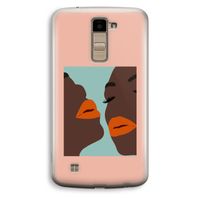 Orange lips: LG K10 (2016) Transparant Hoesje