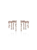 Suzanne Kalan boucles d'oreilles en or rose 18ct ornées de diamants - thumbnail