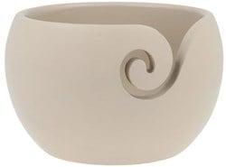 Scheepjes Yarn Bowl mangohout beige 15x10cm