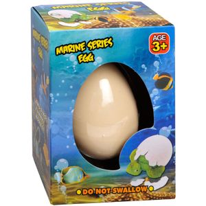 Ei met groeiende zeedieren